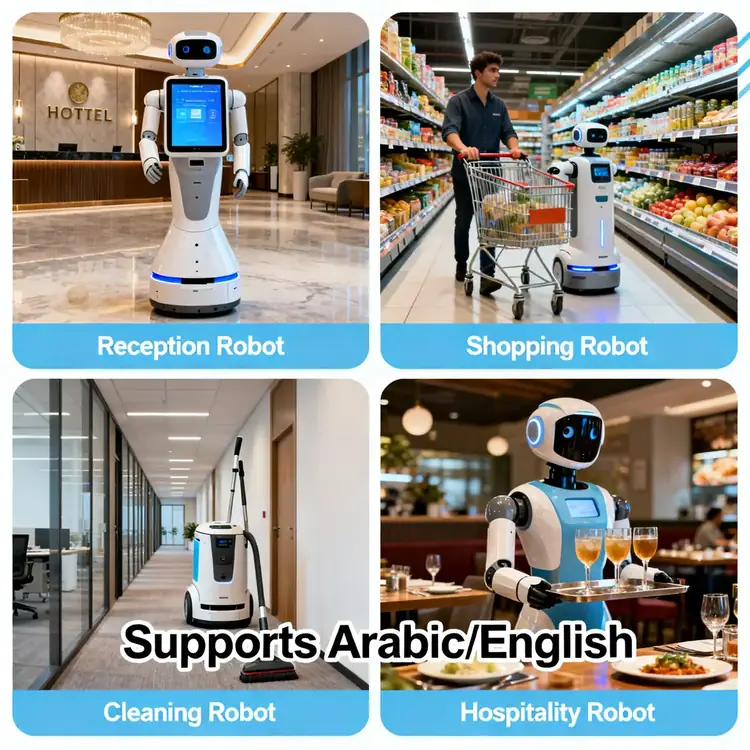 روبوتات الاستقبال الذكية لخدمة العملاء في الشركات السعودية والقطاع الحكومي